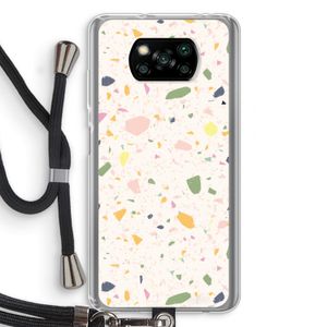 Terrazzo N°21: Xiaomi Poco X3 NFC Transparant Hoesje met koord