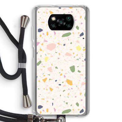 Terrazzo N°21: Xiaomi Poco X3 NFC Transparant Hoesje met koord