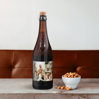 Bier met bedrukt etiket - La Trappe Isid'or