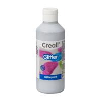 Creall glitterverf zilver, 250ml