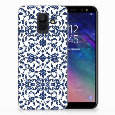 Samsung Galaxy A6 (2018) | TPU Case | Flower Blue