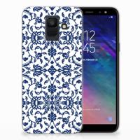 Samsung Galaxy A6 (2018) | TPU Case | Flower Blue