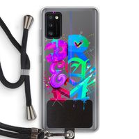 Dream: Samsung Galaxy A41 Transparant Hoesje met koord Dream: Samsung Galaxy A41 Transparant Hoesje met koord