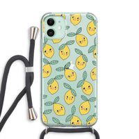 Citroenen: iPhone 11 Transparant Hoesje met koord