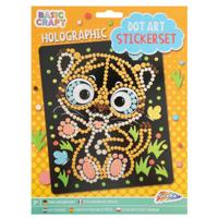 Grafix Holographic dot stickerset, 3 ass. 22 x 18 cm
