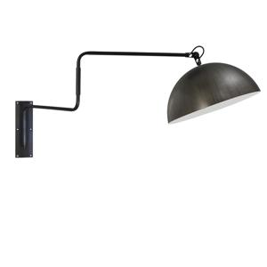 Masterlight Gunmetalen wandleeslamp Industria 125cm 3198-30-06