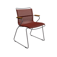 Houe Click Dining tuinstoel met arm Paprika