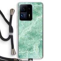Groen marmer: Xiaomi Mi Mix 4 Transparant Hoesje met koord