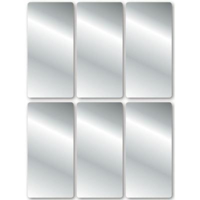 Zilveren etiketten - 18x stuks - Zilveren stickers - 2.5 x 5.5 cm