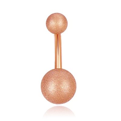 LGT JWLS Navelpiercing Matte afwerking - Rose Goud