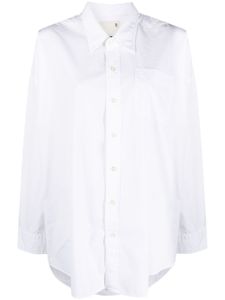 R13 chemise à poche poitrine - Blanc