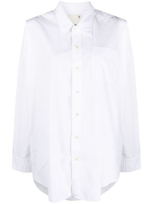 R13 chemise à poche poitrine - Blanc