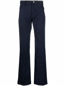 Courrèges pantalon droit à taille haute - Bleu