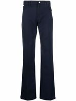 Courrèges pantalon droit à taille haute - Bleu - thumbnail