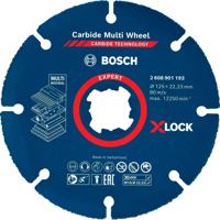 Bosch Professional X-LOCK Doorslijpschijf EXPERT Carbide Multi Wheel 125x22,23mm VE=1 - 2608901193