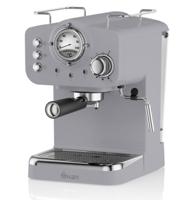 Swan Retro Pump Espresso Koffie Machine - Grijs