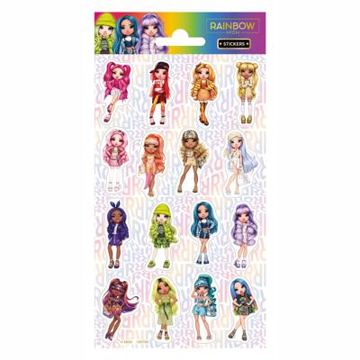 Totum Stickervel twinkle rainbow high