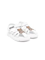 Moschino Kids sandales Teddy Bear à attache scratch - Blanc - thumbnail