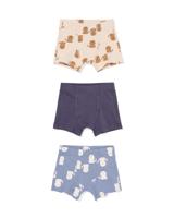 HEMA Kinderboxers honden - 3 stuks blauw (blauw)