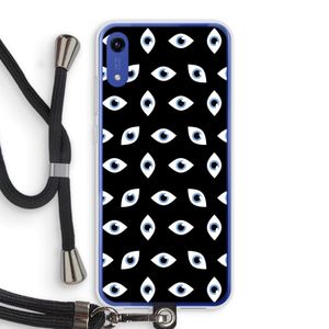 Eyes pattern: Honor Play 8A Transparant Hoesje met koord