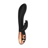 Heating Rabbit Vibrator - Opulent - Black - thumbnail