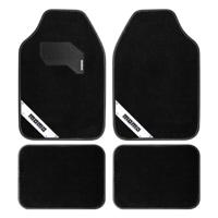 Auto vloermat Momo MOMLCM012BW Universeel Zwart Wit