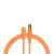 Dj TechTools Chroma Cable straight USB-C 1.5 m neon oranje