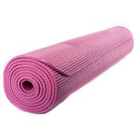 Yogi & Yogini Yogamat PVC Diep Roze 5 mm - 183 x 61 cm - thumbnail