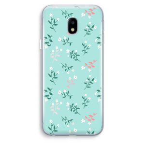 Small white flowers: Samsung Galaxy J3 (2017) Transparant Hoesje