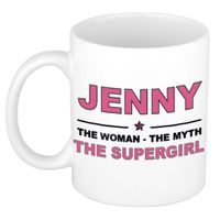 Jenny The woman, The myth the supergirl collega kado mokken/bekers 300 ml - thumbnail