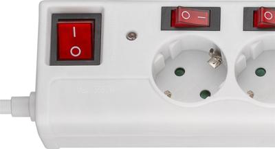 Goobay 72568 Overspanningsbeveiliging Wit 6 AC-uitgang(en) 230 V 1,5 m