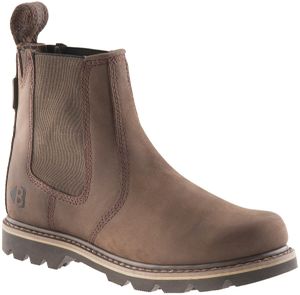 Buckler Boots Non safety instapper Chocolate Oil Leder B1400-47