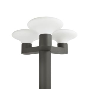 Lantaarnpaal met drietal lampen aluminium 74436-74430 ESR