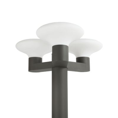 Lantaarnpaal met drietal lampen aluminium 74436-74430 ESR