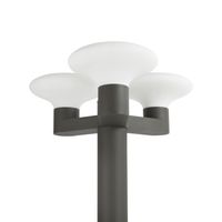 Lantaarnpaal met drietal lampen aluminium 74436-74430 ESR
