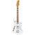 Vintage REVO Series Surfmaster Thinline Twin Arctic White elektrische gitaar