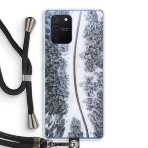 Snøfall: Samsung Galaxy Note 10 Lite Transparant Hoesje met koord