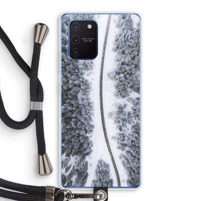 Snøfall: Samsung Galaxy Note 10 Lite Transparant Hoesje met koord