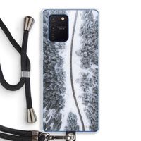 Snøfall: Samsung Galaxy Note 10 Lite Transparant Hoesje met koord