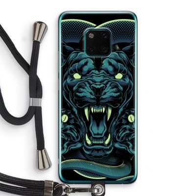 Cougar and Vipers: Huawei Mate 20 Pro Transparant Hoesje met koord