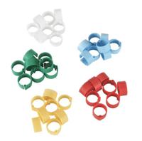 Producten/kunststof clip 16 mm gemeng kleuren 5x 20 st in blister