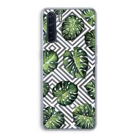 Geometrische jungle: Oppo A91 Transparant Hoesje