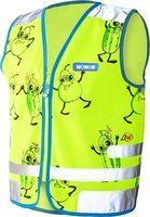 Wowow Reflectievest kids comic veggie maat s groen