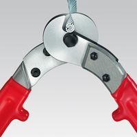 Knipex Staaldraad- en kabelschaar met kunststof bekleed 600 mm - 9581600 - thumbnail