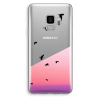 Fly away: Samsung Galaxy S9 Transparant Hoesje