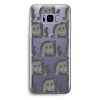 Cats: Samsung Galaxy S8 Plus Transparant Hoesje