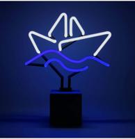 Neon 'Boot' Sign (Op Betonnen Basis) Neon 'Boot' Sign (Op Betonnen Basis)