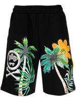 BARROW short de jogging à imprimé palmier - Noir