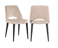 Stoel Tabitha Khaki/Rose