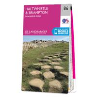 Wandelkaart - Topografische kaart 086 Landranger Haltwhistle & Brampto